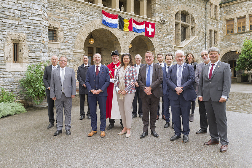 Frédéric Favre a reçu les ambassadeurs du Benelux en Suisse